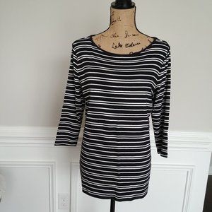 ****TALBOTS  PLUS SIZE X COTTON TOP BLOUSE***